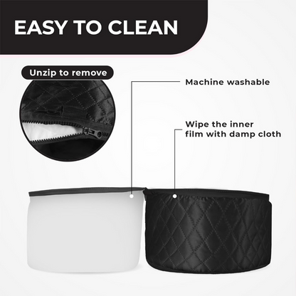 Electric Hair Steam Cap for Deep Care | 10 Heat Settings | Moisture & Shine