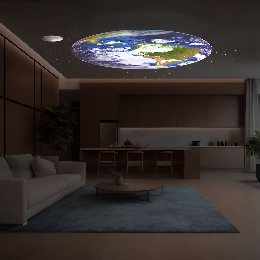 Galaxy Star Projector Light with Rotating Space Effects