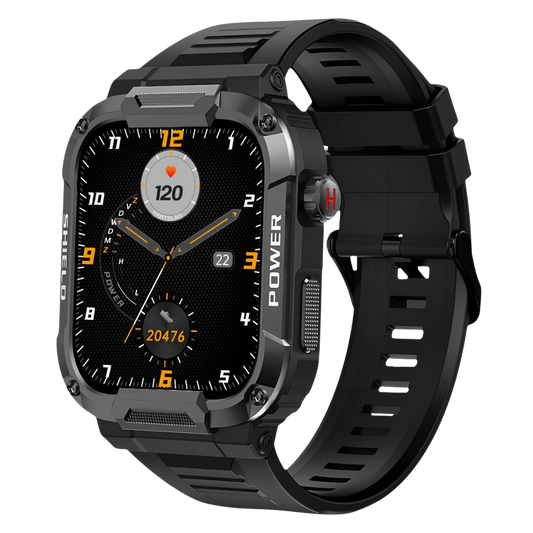 Robust Smartwatch with Health Monitor – Shock Resistant and Waterproof
