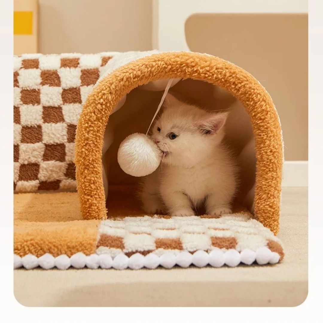 Cat Tunnel Hideaway for Cozy Spaces