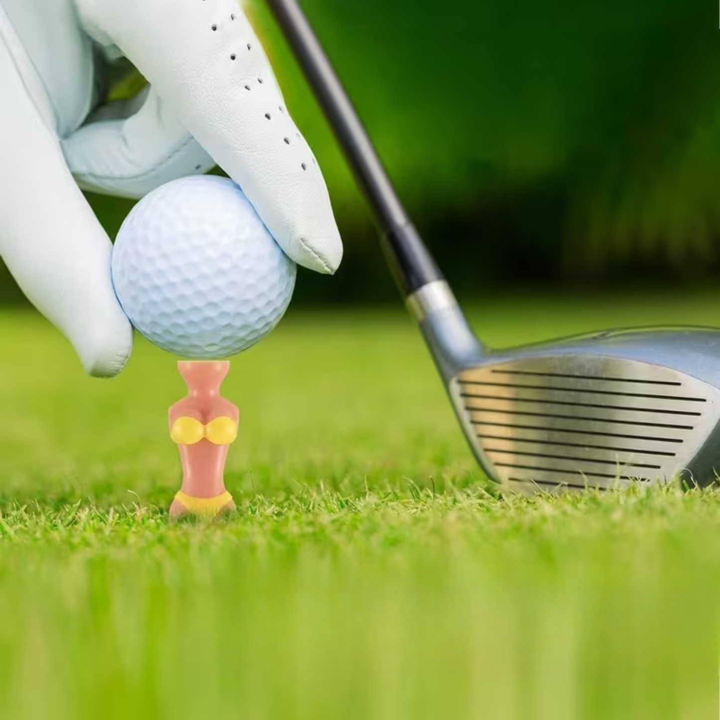 Novelty Golf Tees Set for Bikini Lovers - 5 Pieces