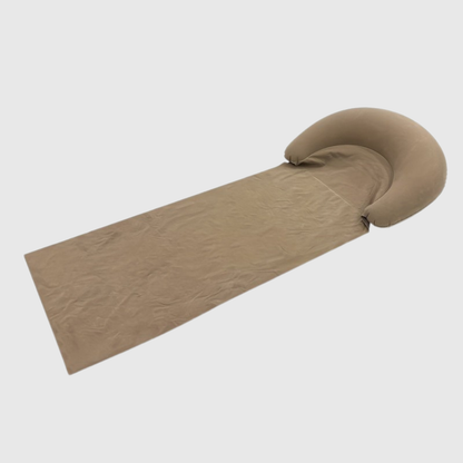 Inflatable Beach Mat with Headrest for Comfortable Relaxation