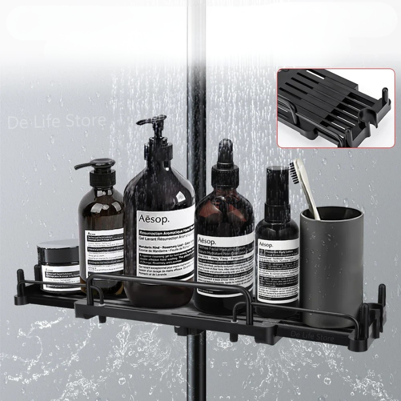 Expandable Cabinet Organizer with Drawer – Space-Saving and Adjustable