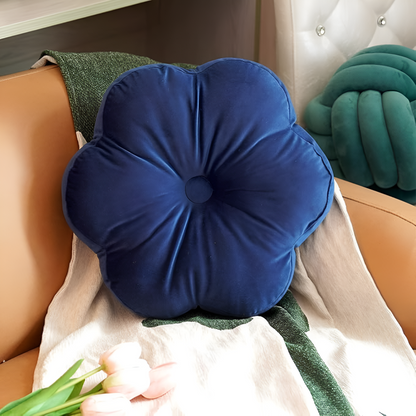 Cozy Floral Velvet Cushion for Vibrant Home Décor