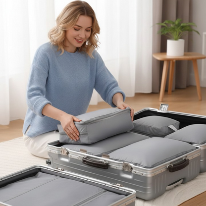 Effortless Travel Organizer Set – 6 Space-Saving Bags