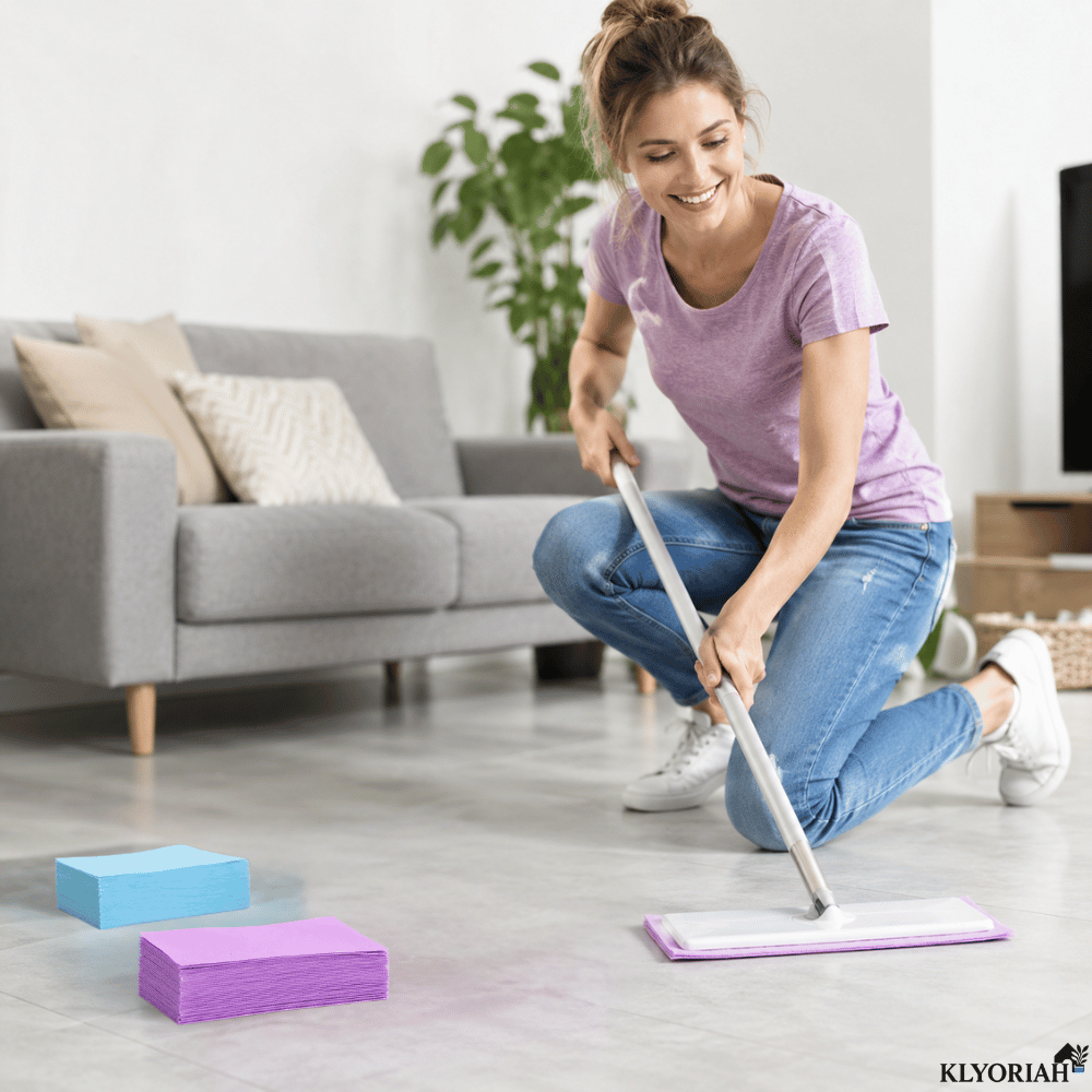 Effortless Floor Cleaning Wipes - 100 Count, Quick-Dissolve