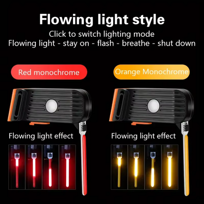 Rechargeable Bicycle Tail Light for Enhanced Safety
