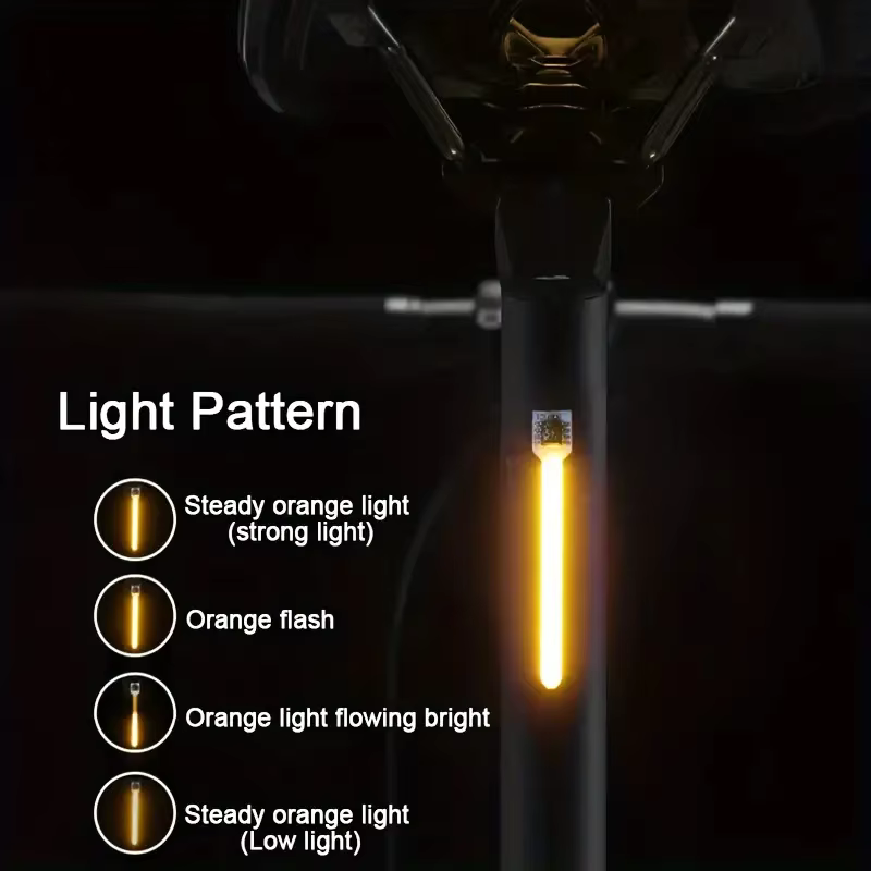 Rechargeable Bicycle Tail Light for Enhanced Safety