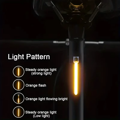 Rechargeable Bicycle Tail Light for Enhanced Safety