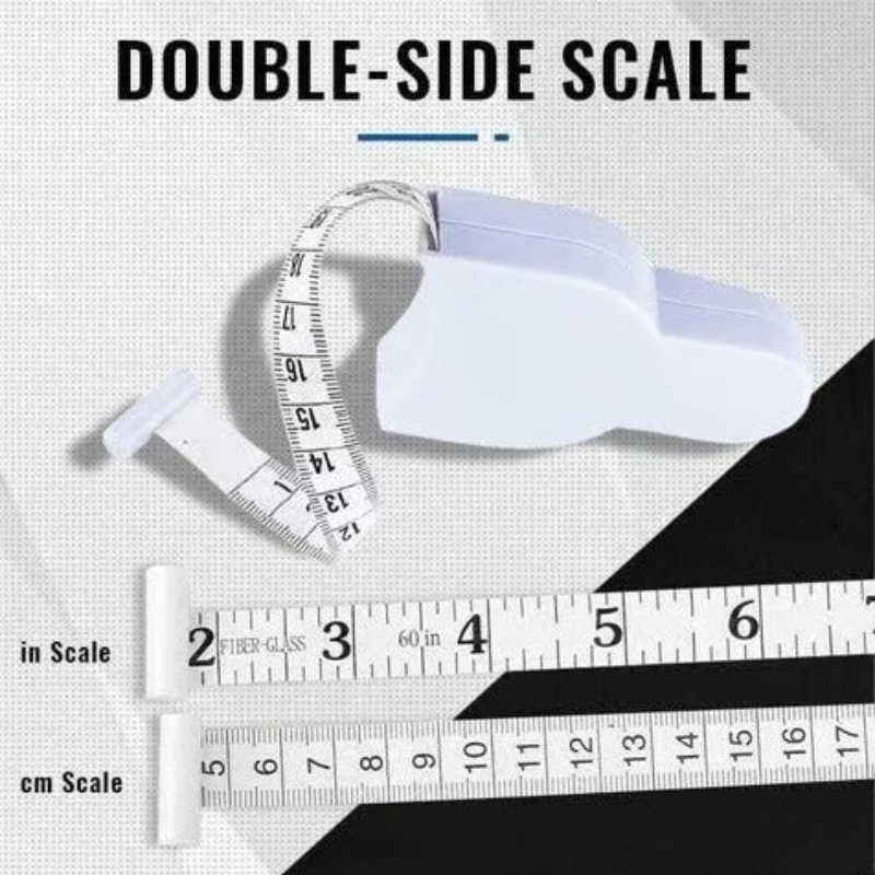 PrecisionFlex 150cm Measuring Tape | One-Hand Click & Secure Lock