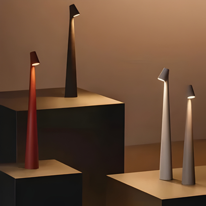 Sleek LED Mood Lamp with Touch Control & Rechargeable Battery
