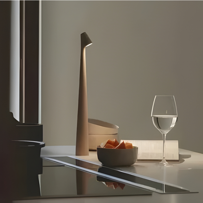 Sleek LED Mood Lamp with Touch Control & Rechargeable Battery