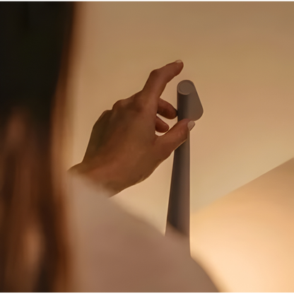 Sleek LED Mood Lamp with Touch Control & Rechargeable Battery