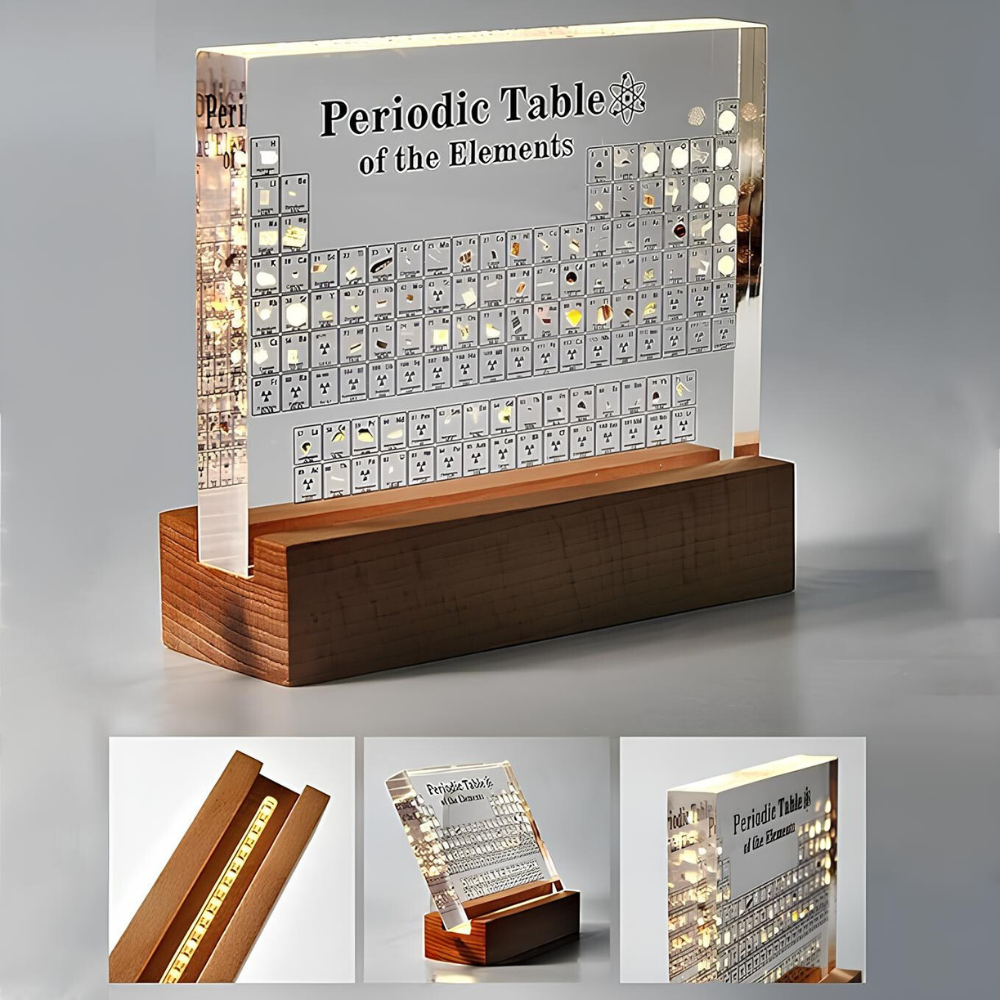 Stunning Real Elements Display: Periodic Table Collection