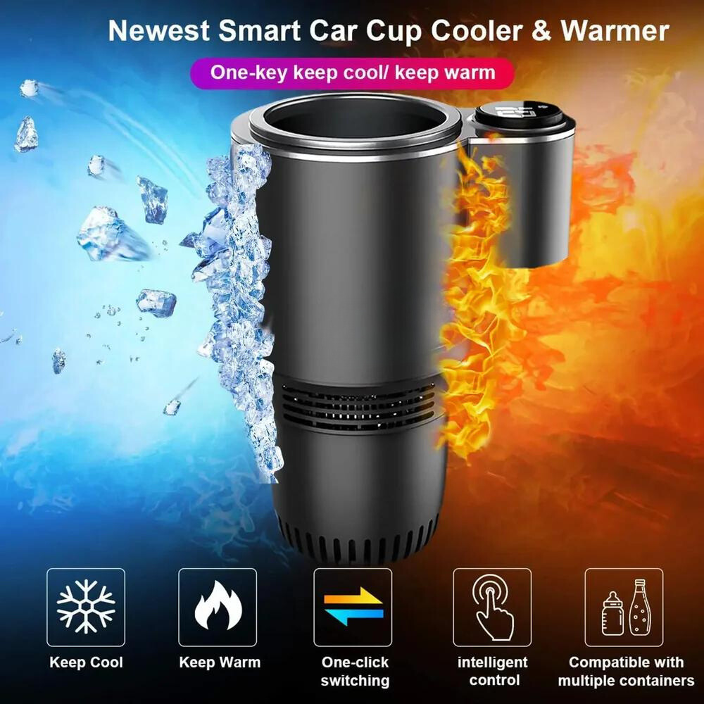 Ultimate Car Beverage Holder for Hot and Cold Drinks