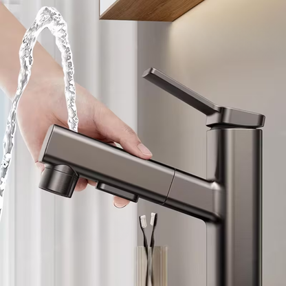 Pull-Out Kitchen Faucet with Three Spray Modes