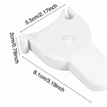 PrecisionFlex 150cm Measuring Tape | One-Hand Click & Secure Lock