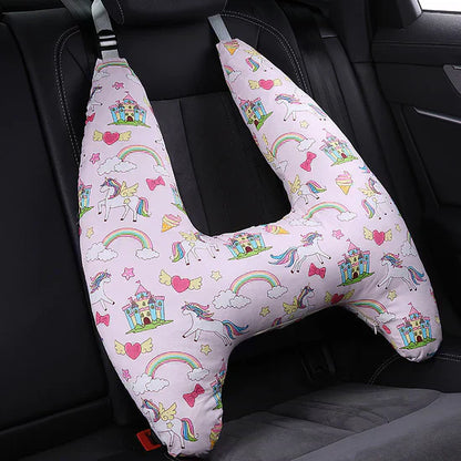 Neck Support for Kids - Comfortable Travel Headrest for Car Rides