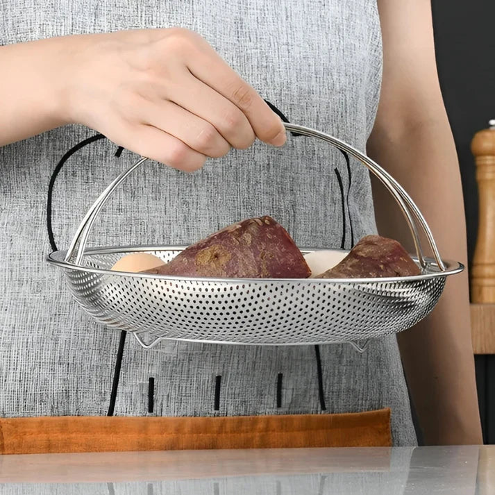 Steamer Made of Stainless Steel