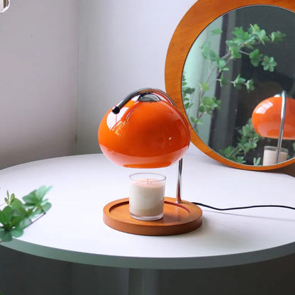 Retro Glass Table Lamp in Alyssa Style