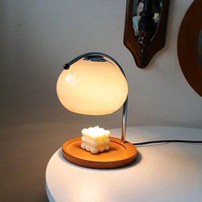Elegant Glass Table Lamp in Retro Style - Taalita Design