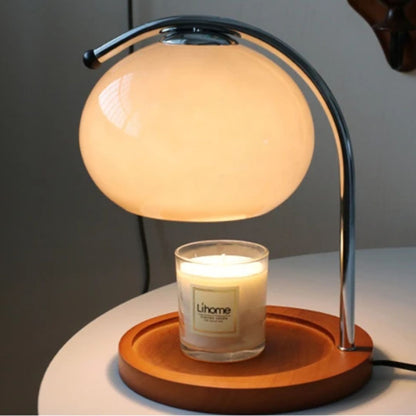 Elegant Glass Table Lamp in Retro Style - Taalita Design