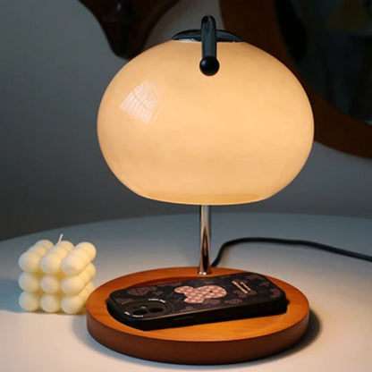 Elegant Glass Table Lamp in Retro Style - Taalita Design