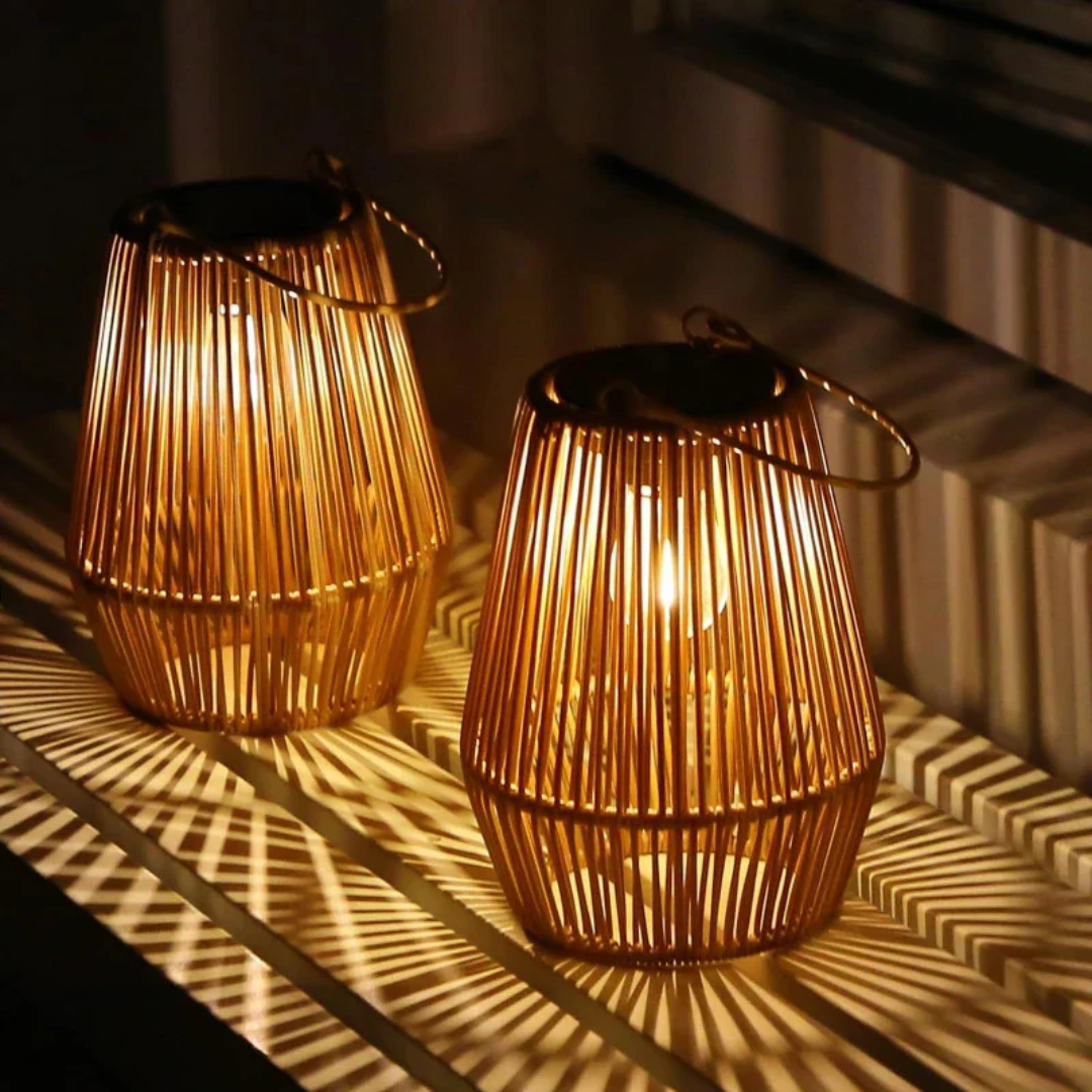 Handcrafted Waterproof Solar Garden Lantern