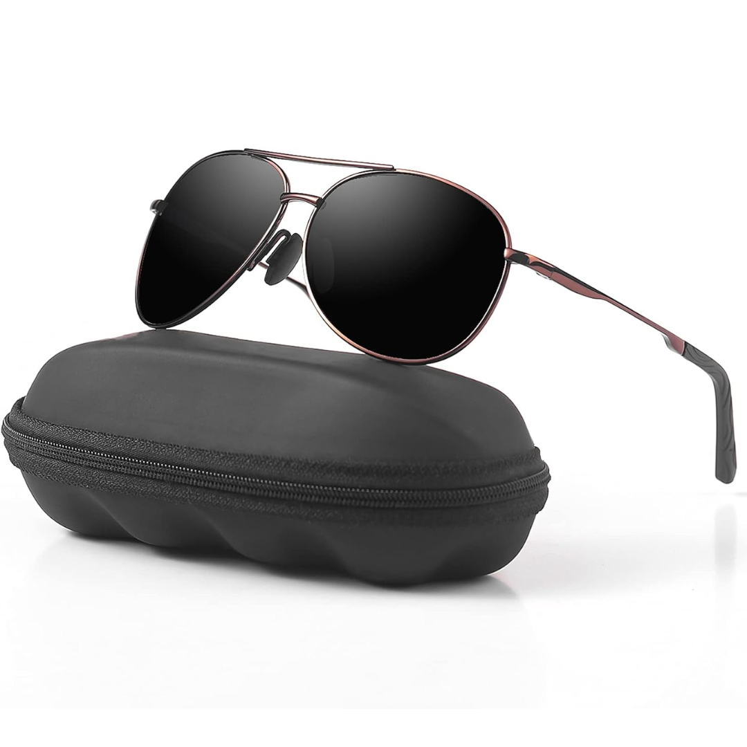 Aviator Sunglasses with Polarized Lenses