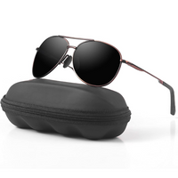 Brown Frame - Black Lens