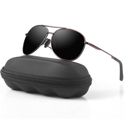 Aviator Sunglasses with Polarized Lenses