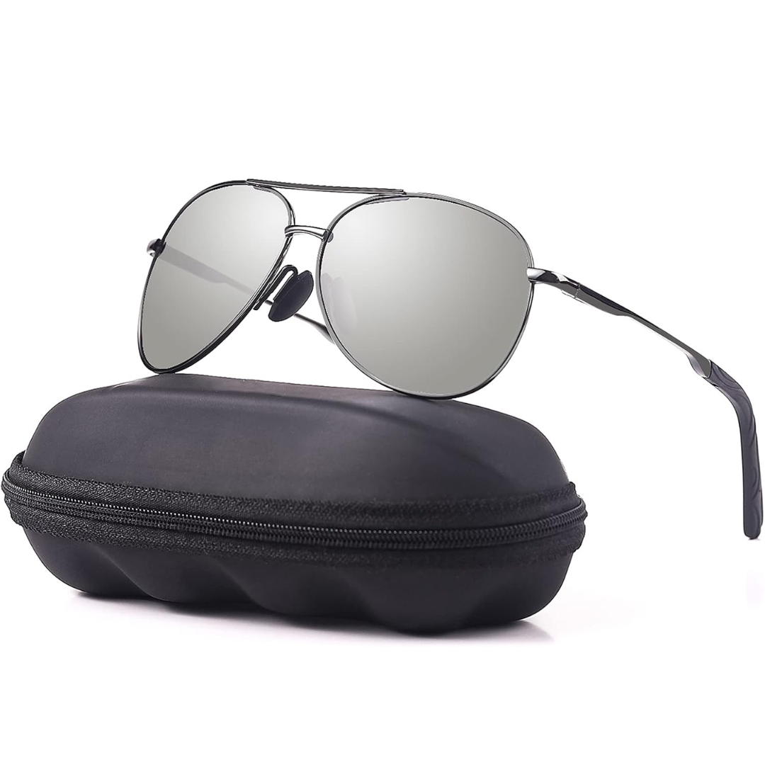 Aviator Sunglasses with Polarized Lenses