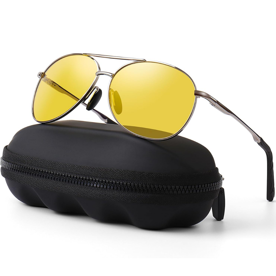 Aviator Sunglasses with Polarized Lenses