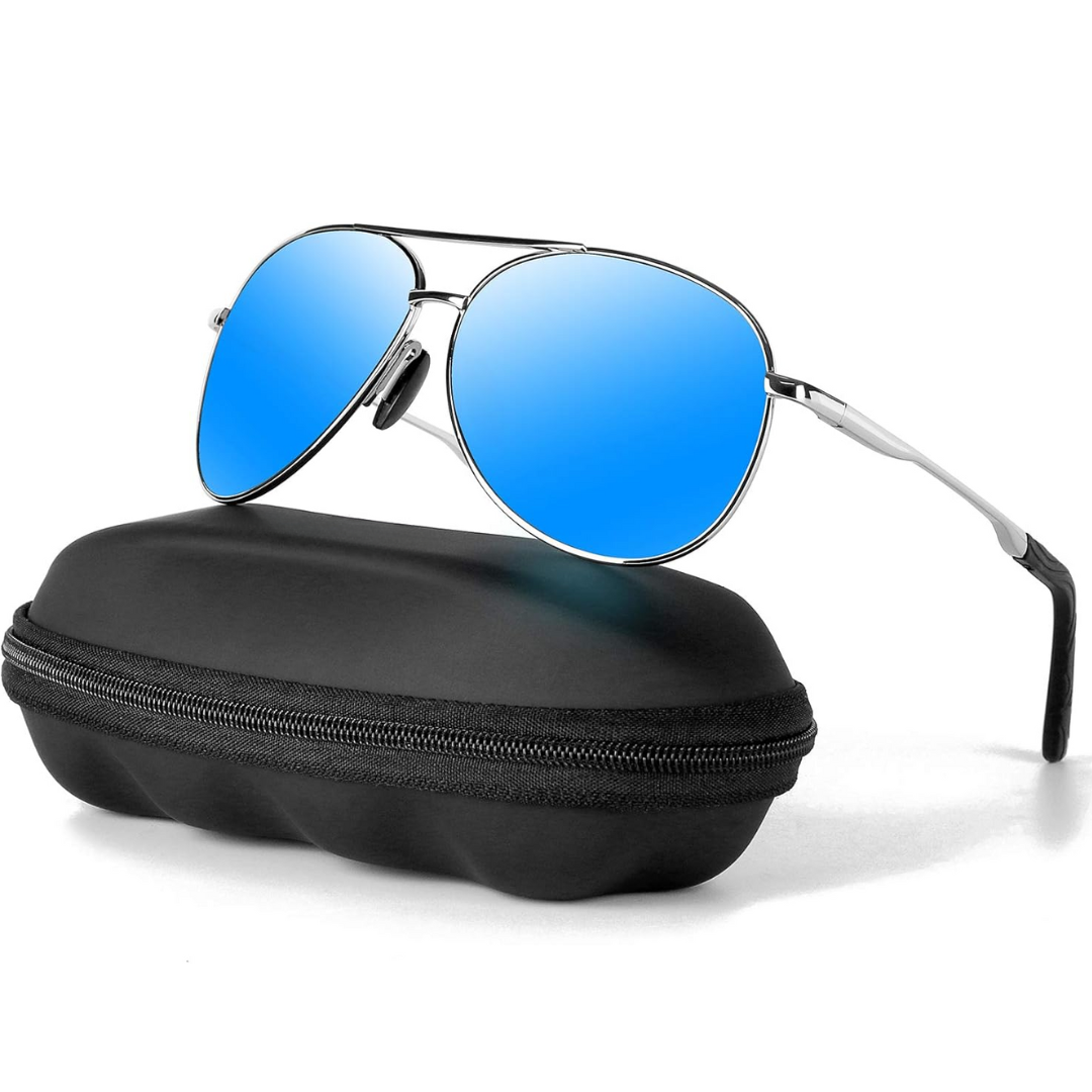 Aviator Sunglasses with Polarized Lenses