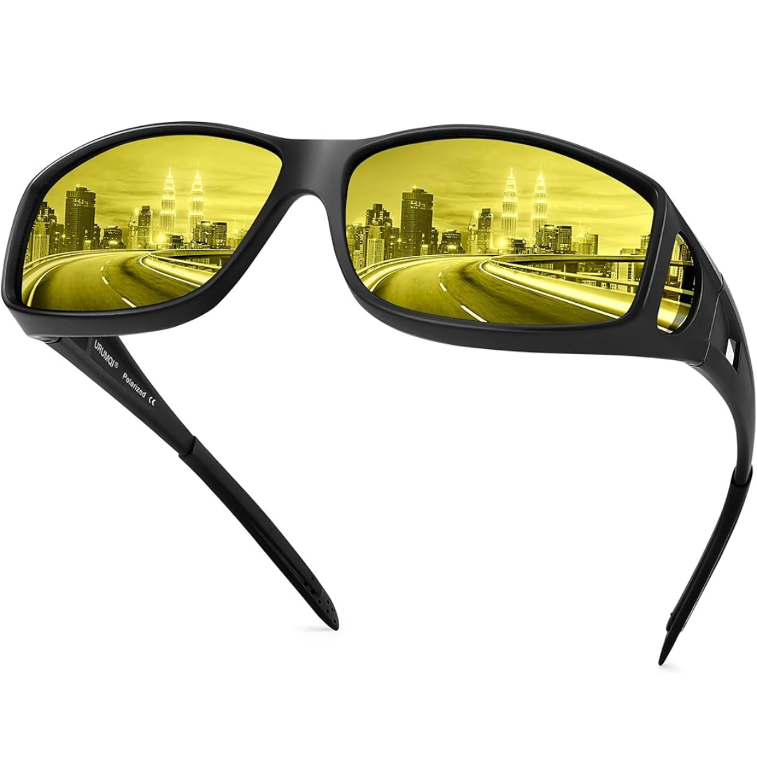 Night Vision Polarised Driving Glasses – Anti-Glare for Safer Driving