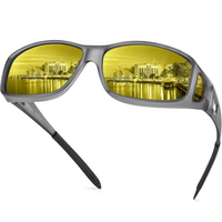 Transparent gray frame/night vision lens