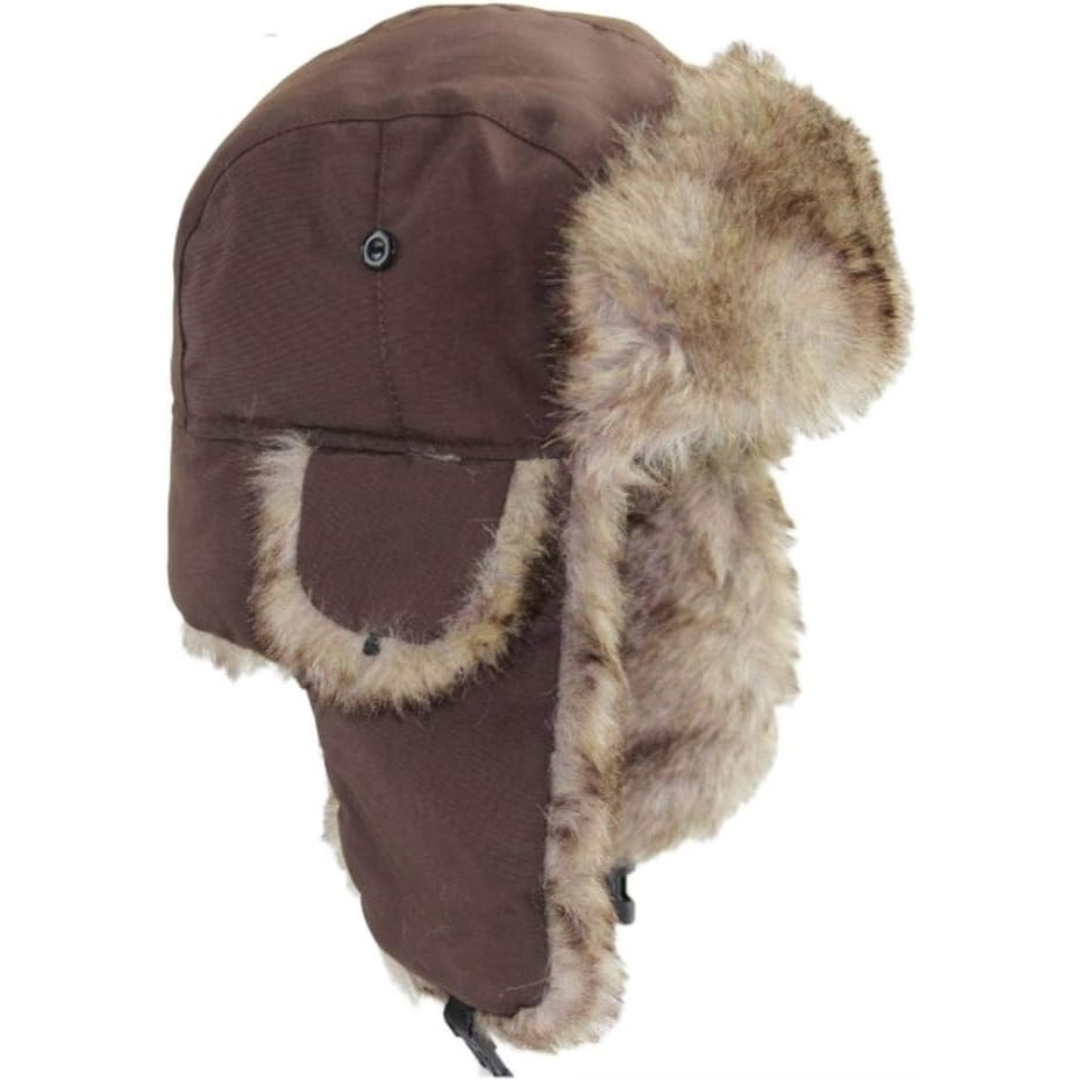 Windproof Unisex Winter Hat with Warm Lining - ArcticGuard Trapper Cap