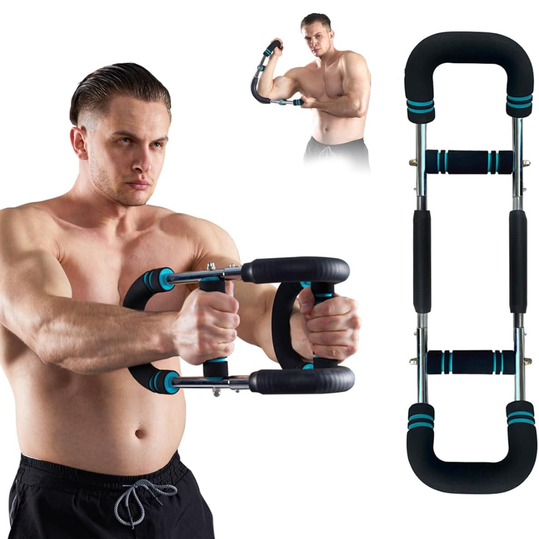 Strength Training Bar with Adjustable Arm for Enhanced Workouts