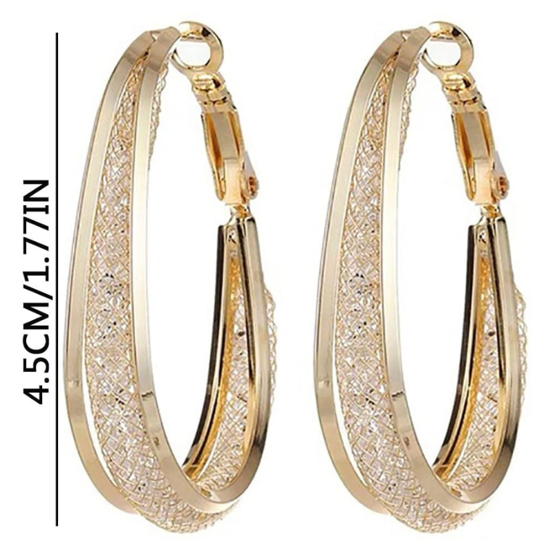 Radiant Twist Hoop Earrings for a Dazzling Look