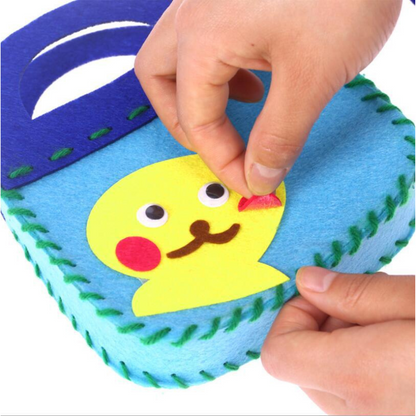 DIY Felt Pouch Set for Safe Sewing