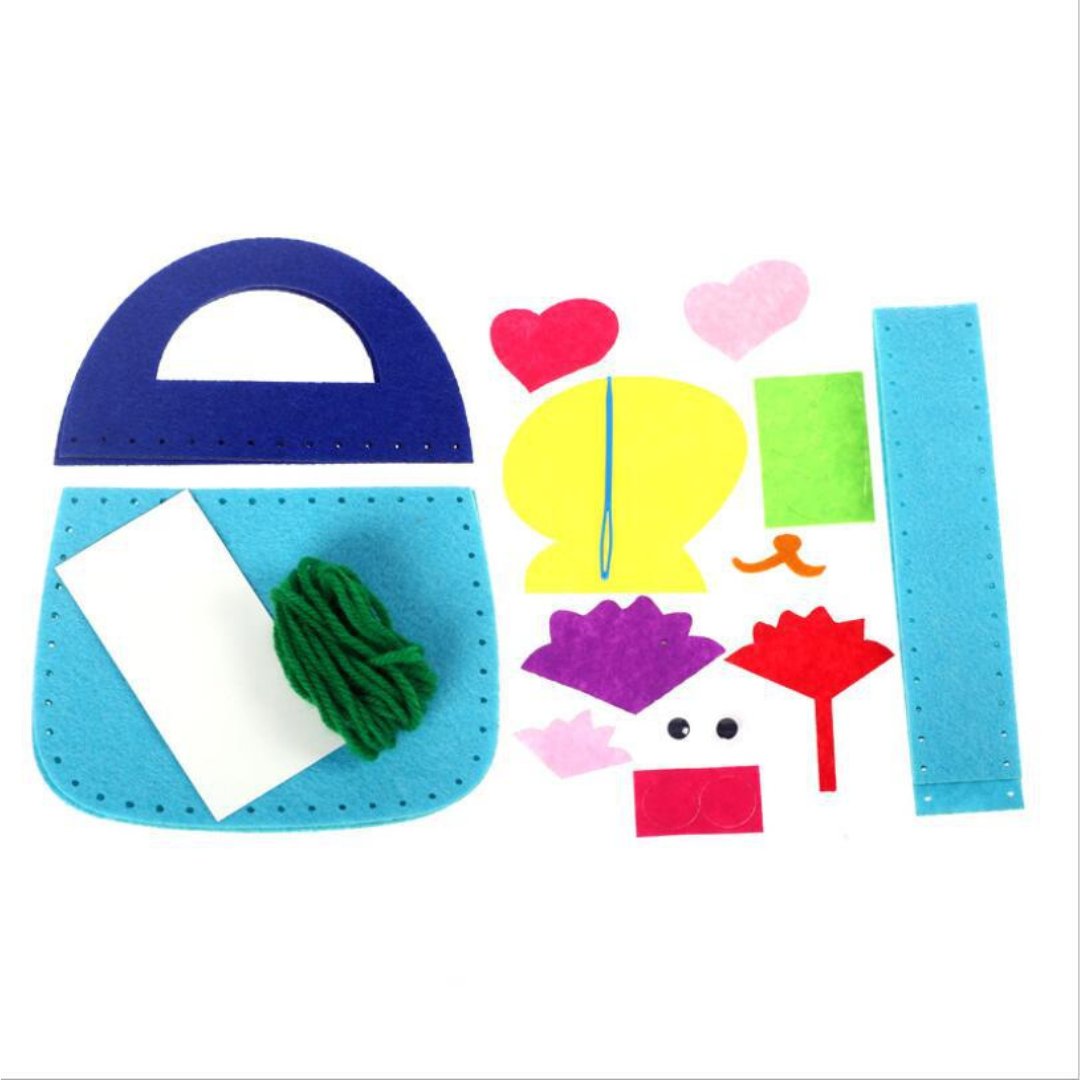 DIY Felt Pouch Set for Safe Sewing