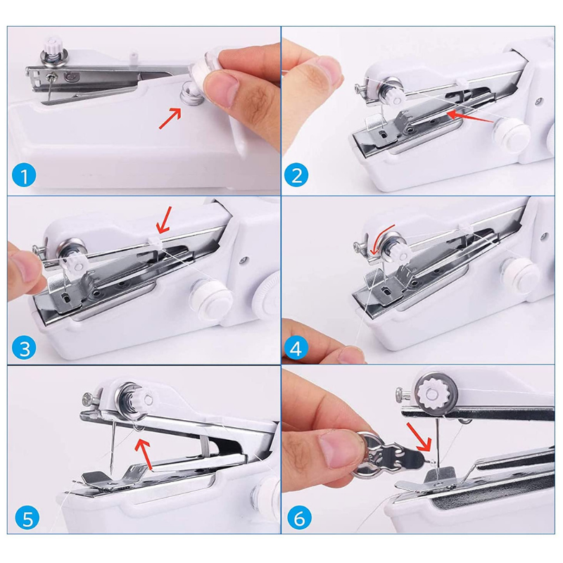 Wireless Hand Sewing Machine for Quick Textile Repairs