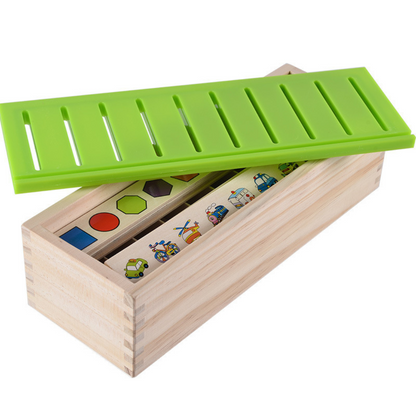 Wooden Sorting Box for Learning and Development – Montessori Style