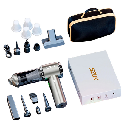 Portable Handheld Car Vacuum - Mini Wireless Cleaner with Strong Suction