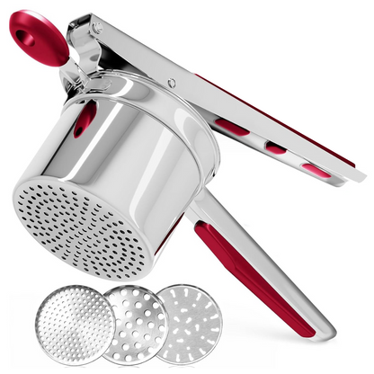 Stainless Steel Potato Masher - 450ml Capacity - Durable for Fruits & Vegetables