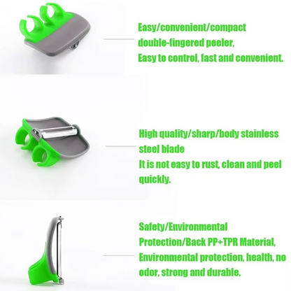 Set of 4 Vegetable Peelers