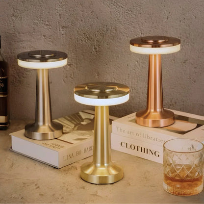 Stylish Cordless Table Lamp – Portable Retro Design