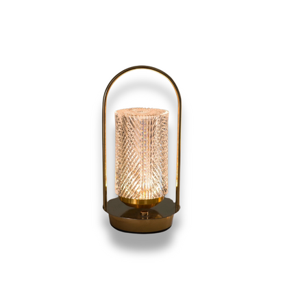 Rechargeable LED Touch Lamp - Wireless Crystal Design