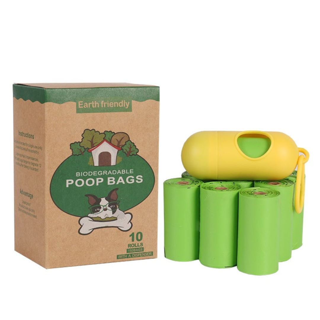Eco-Friendly 120 Waste Bags with Convenient Dispenser