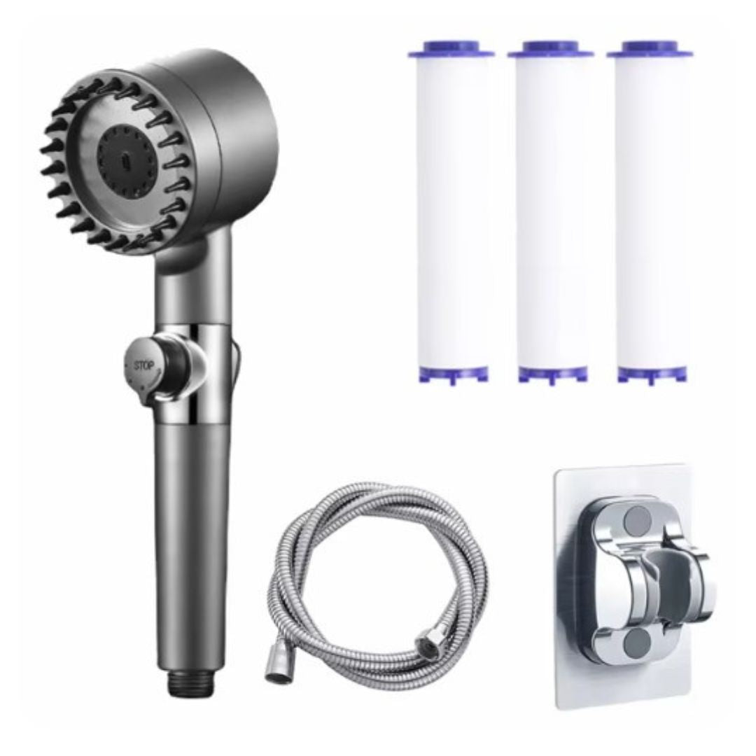 Shower Head with Three Spray Settings - AquaFlow